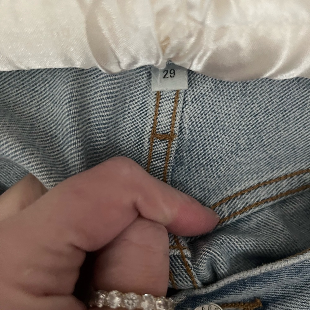AGOLDE Light Blue curve Luna Jeans - 29 - Picture 4 of 5